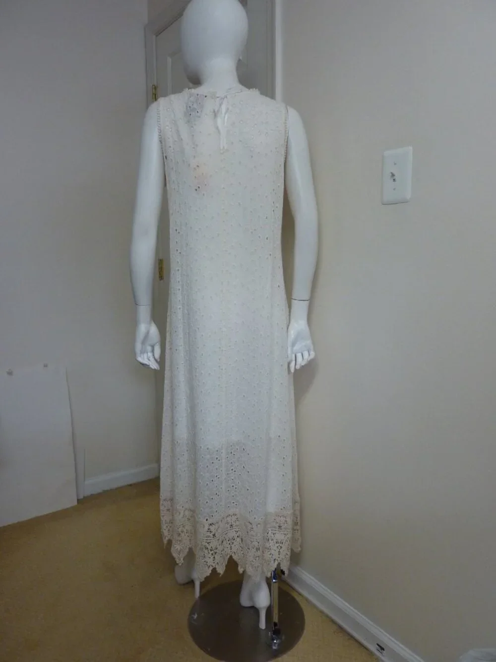 Johnny Was Natural Nydia Applique Tank Dress Slip - Picture 12 of 12